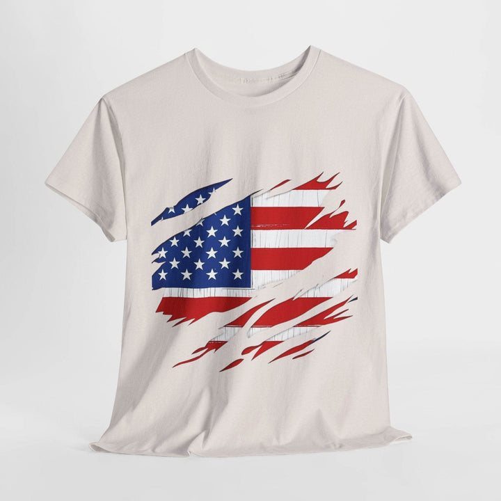 American Flag Reveal Graphic Tee - Bold & Edgy - Gutsy Garb