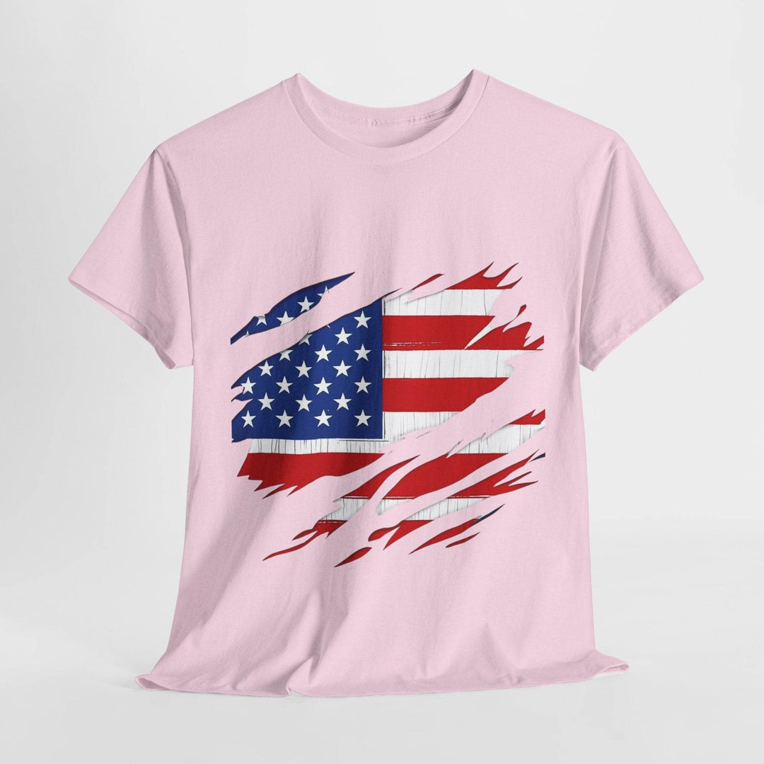 American Flag Reveal Graphic Tee - Bold & Edgy - Gutsy Garb