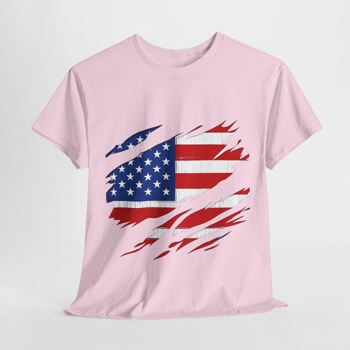 American Flag Reveal Graphic Tee - Bold & Edgy - Gutsy Garb