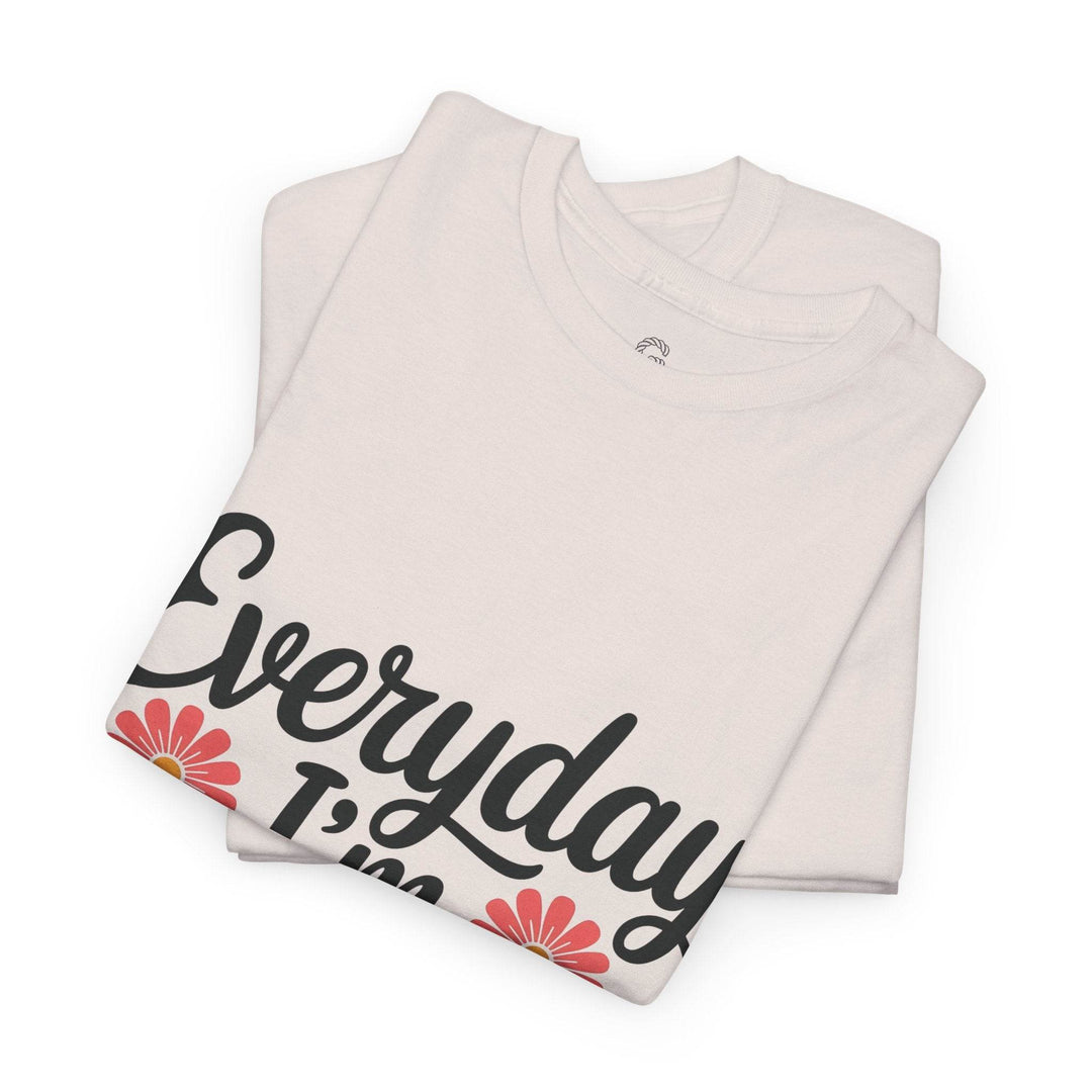 Everyday I'm Motherin Shirt with Floral Design - Gutsy Garb