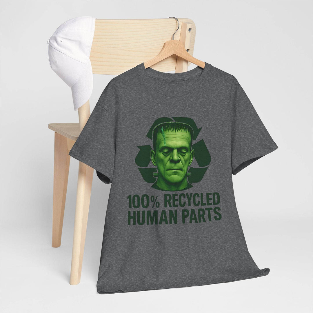 Vintage Horror Recycled Tee with Frankenstein Design - Gutsy Garb