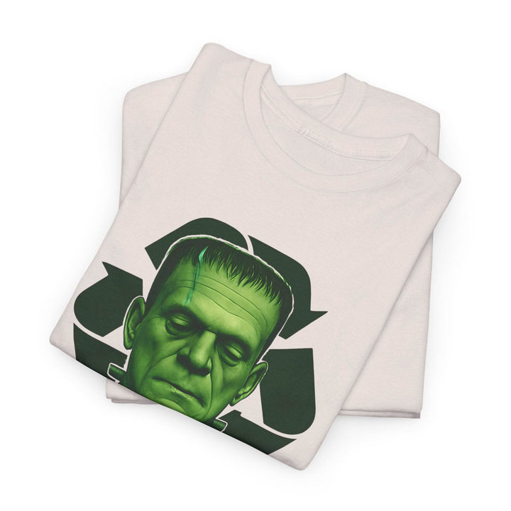 Vintage Horror Recycled Tee with Frankenstein Design - Gutsy Garb