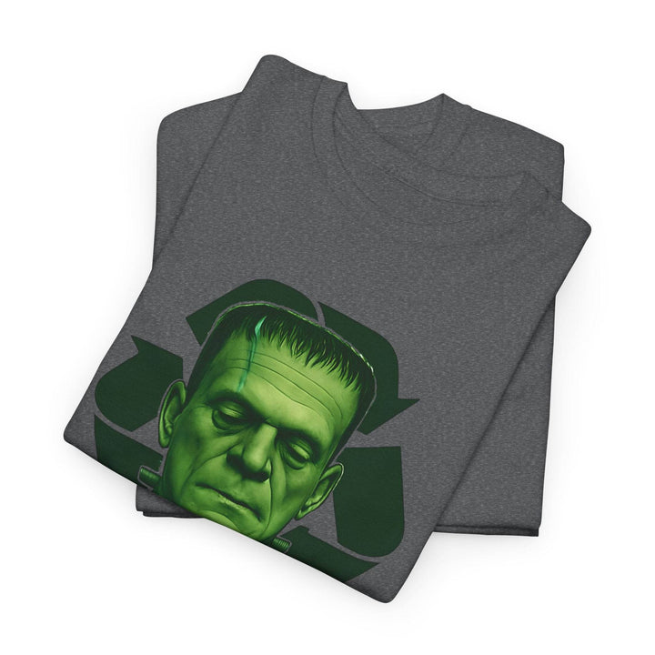 Vintage Horror Recycled Tee with Frankenstein Design - Gutsy Garb