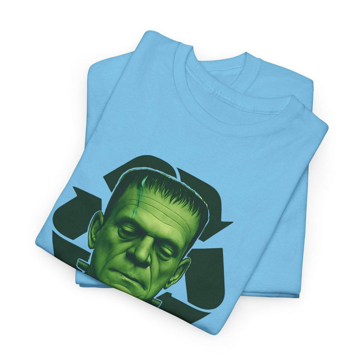 Vintage Horror Recycled Tee with Frankenstein Design - Gutsy Garb