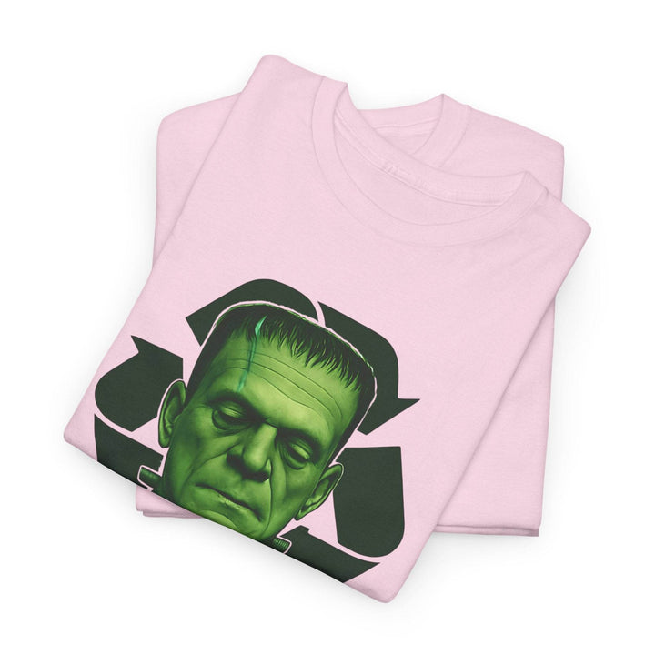Vintage Horror Recycled Tee with Frankenstein Design - Gutsy Garb
