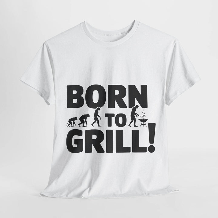 Grill Master T-Shirt Born to Grill Design - Gutsy Garb