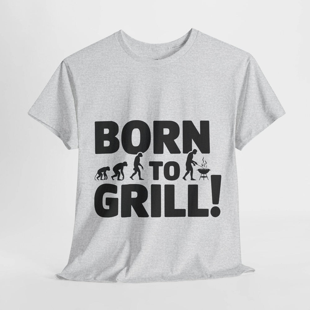 Grill Master T-Shirt Born to Grill Design - Gutsy Garb