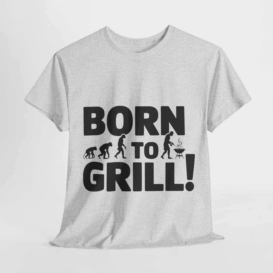 Grill Master T-Shirt Born to Grill Design - Gutsy Garb