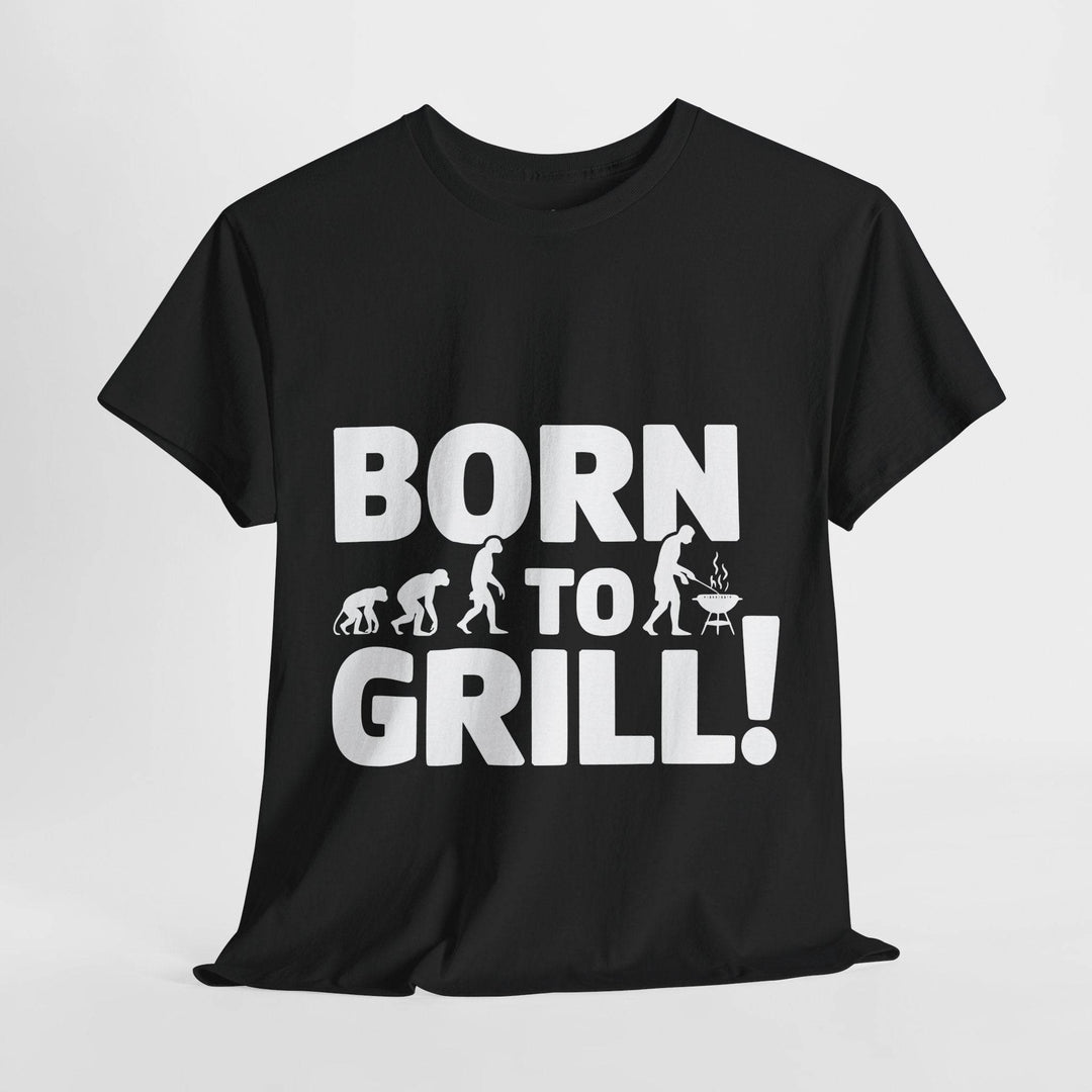 Grill Master T-Shirt Born to Grill Design - Gutsy Garb