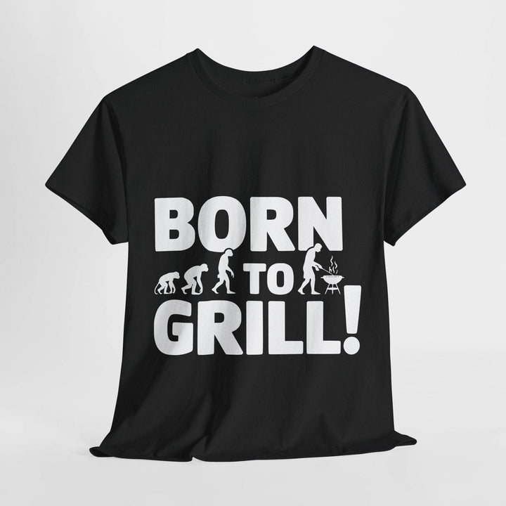 Grill Master T-Shirt Born to Grill Design - Gutsy Garb
