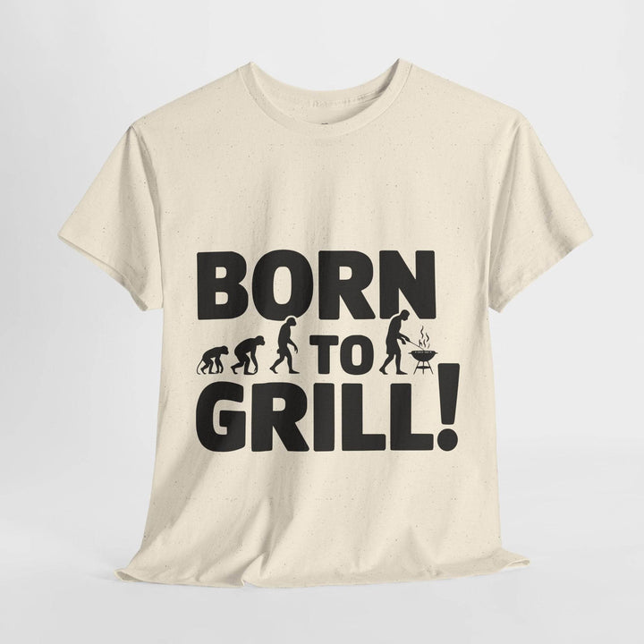 Grill Master T-Shirt Born to Grill Design - Gutsy Garb