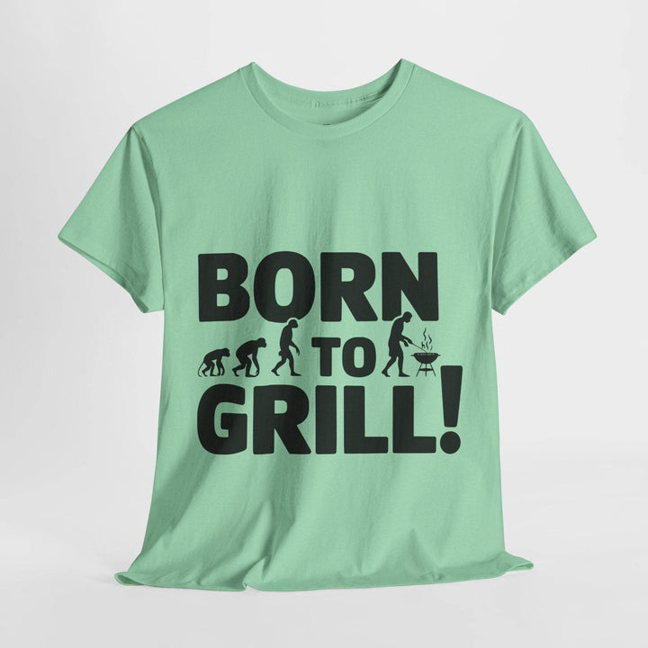 Grill Master T-Shirt Born to Grill Design - Gutsy Garb
