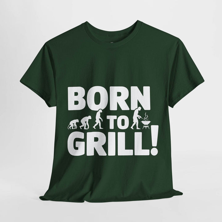 Grill Master T-Shirt Born to Grill Design - Gutsy Garb