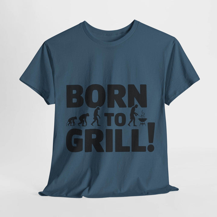 Grill Master T-Shirt Born to Grill Design - Gutsy Garb