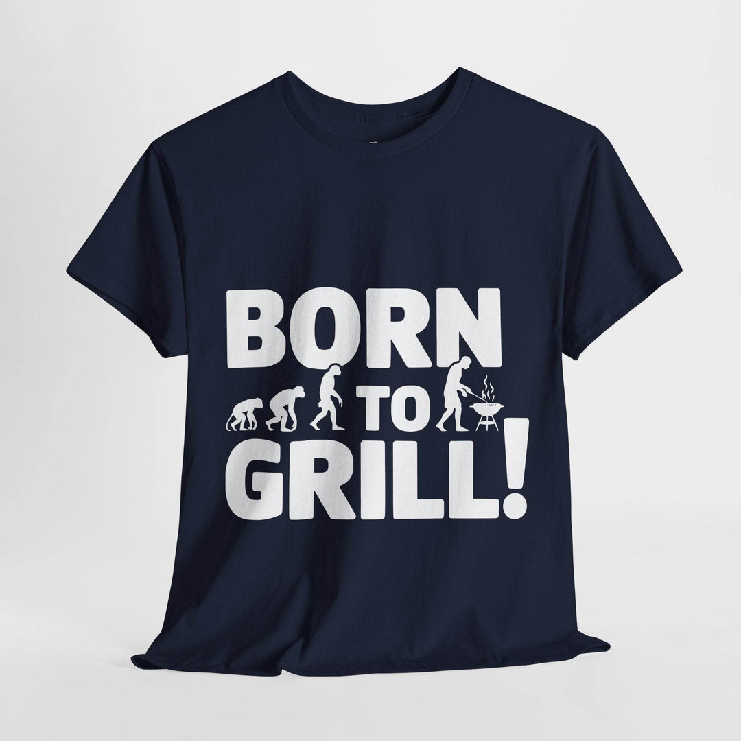Grill Master T-Shirt Born to Grill Design - Gutsy Garb