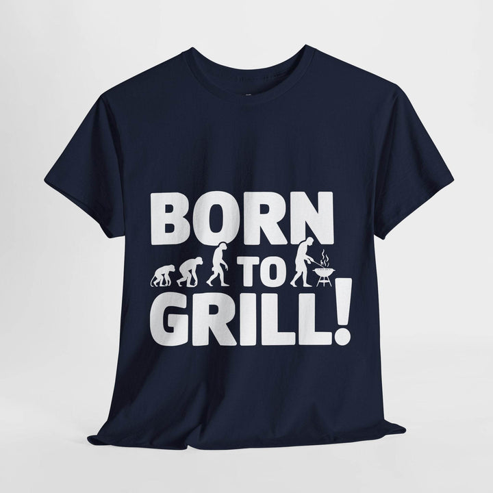 Grill Master T-Shirt Born to Grill Design - Gutsy Garb