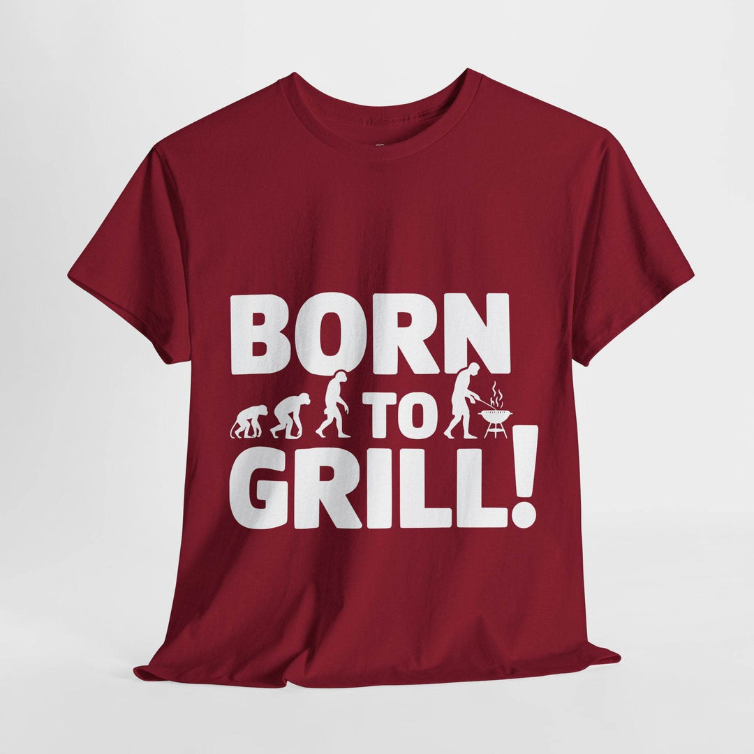 Grill Master T-Shirt Born to Grill Design - Gutsy Garb