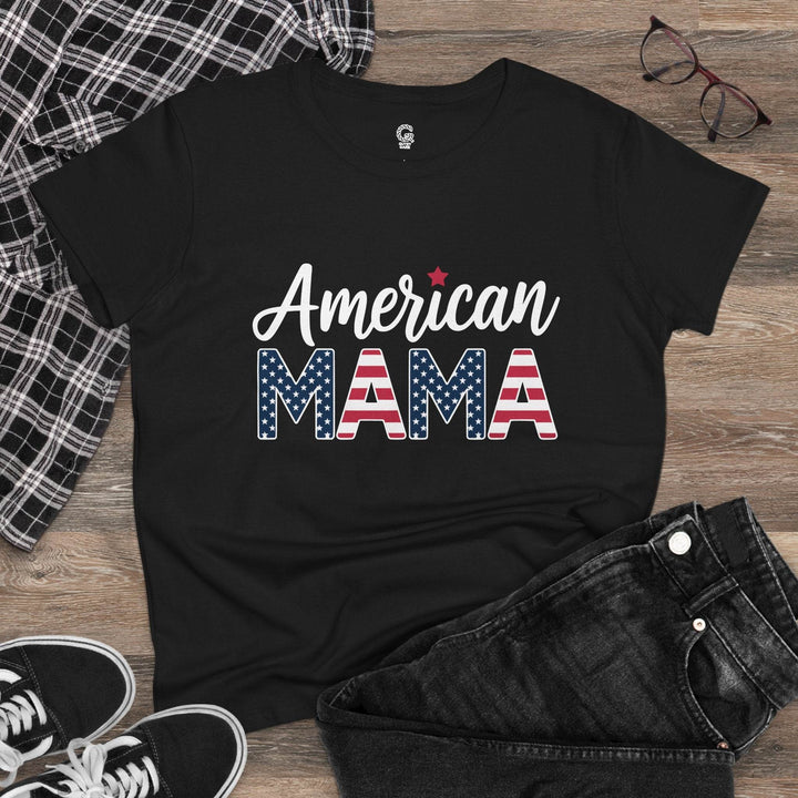 American Mama T-Shirt - Bold Patriotic Tee - Gutsy Garb