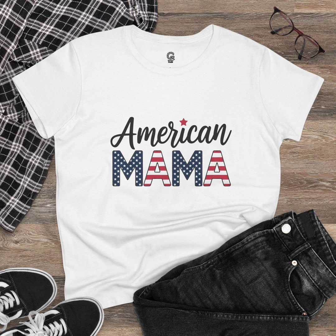 American Mama T-Shirt - Bold Patriotic Tee - Gutsy Garb