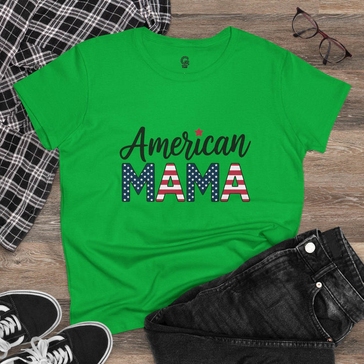 American Mama T-Shirt - Bold Patriotic Tee - Gutsy Garb