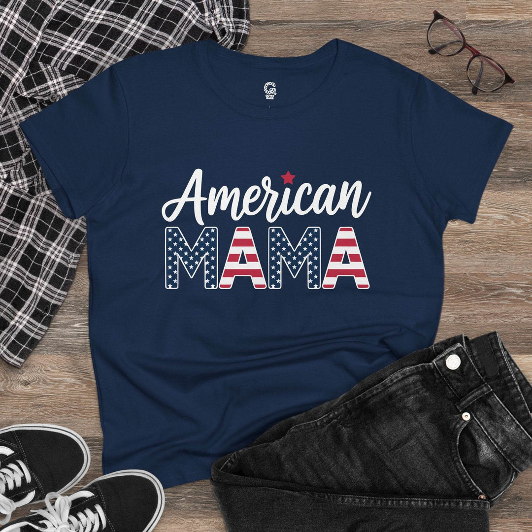 American Mama T-Shirt - Bold Patriotic Tee - Gutsy Garb