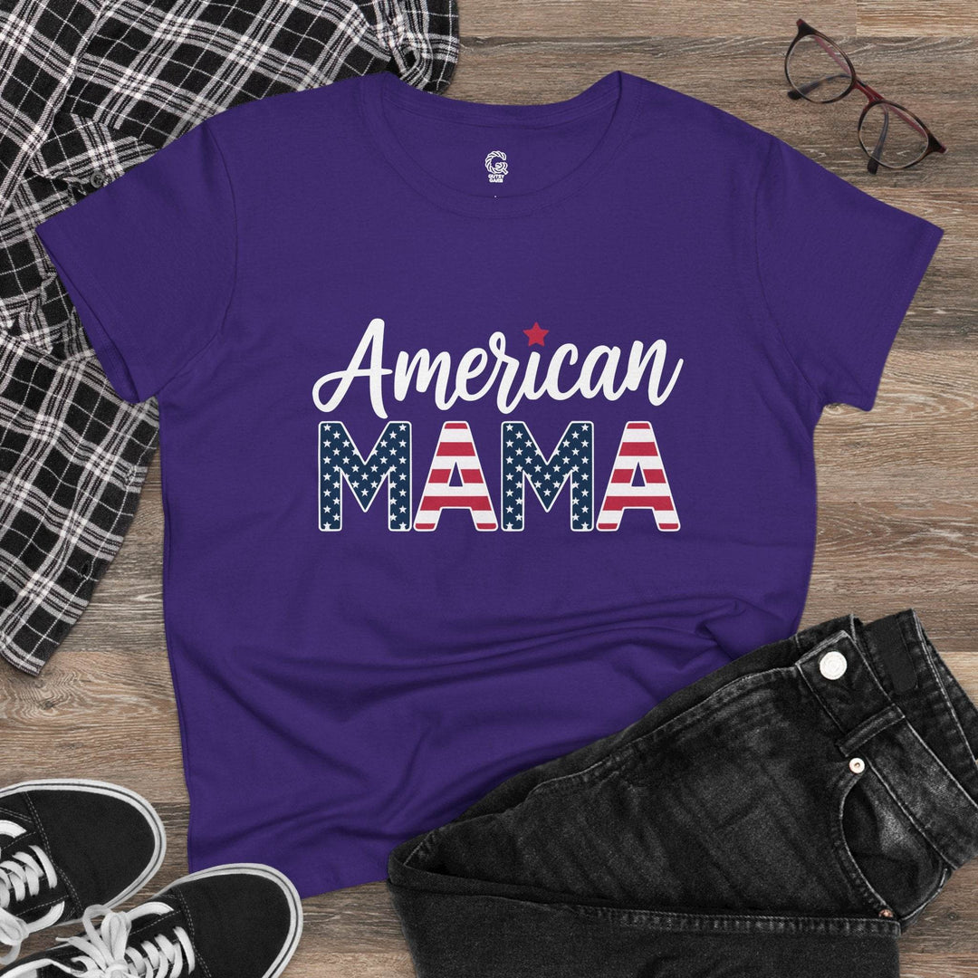 American Mama T-Shirt - Bold Patriotic Tee - Gutsy Garb