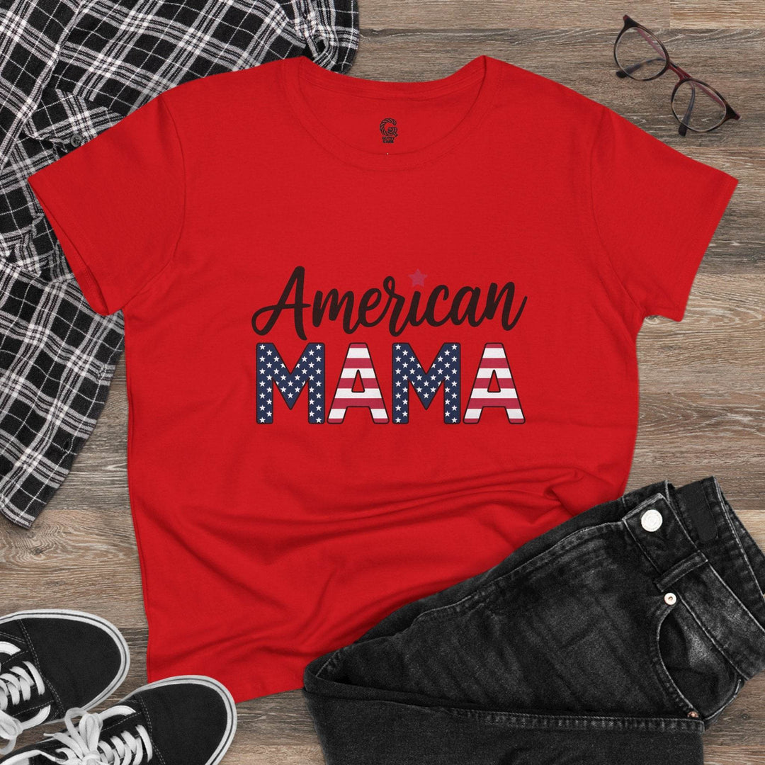 American Mama T-Shirt - Bold Patriotic Tee - Gutsy Garb