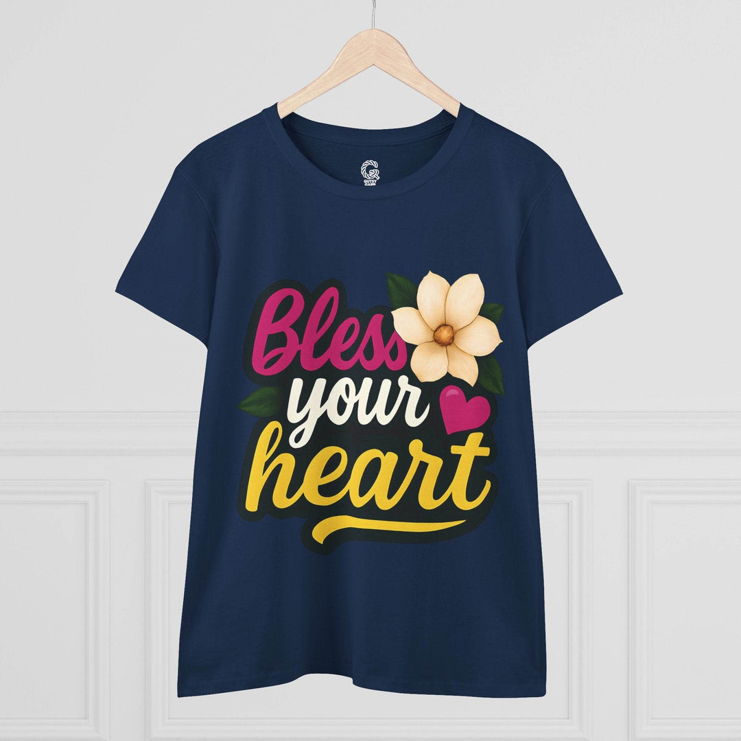 Bless Your Heart Cotton Tee - Soft & Stylish - Gutsy Garb