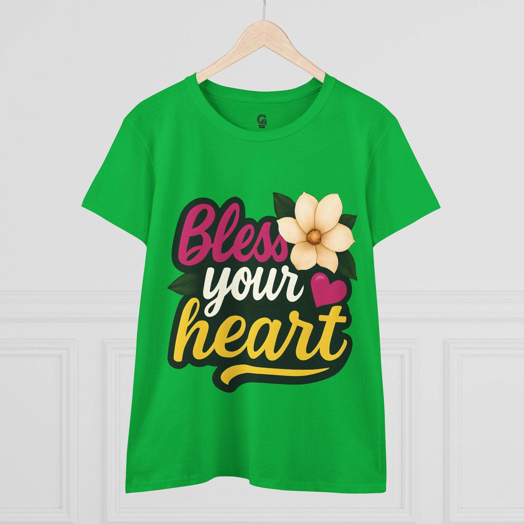Bless Your Heart Cotton Tee - Soft & Stylish - Gutsy Garb