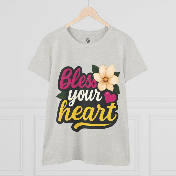 Bless Your Heart Cotton Tee - Soft & Stylish - Gutsy Garb