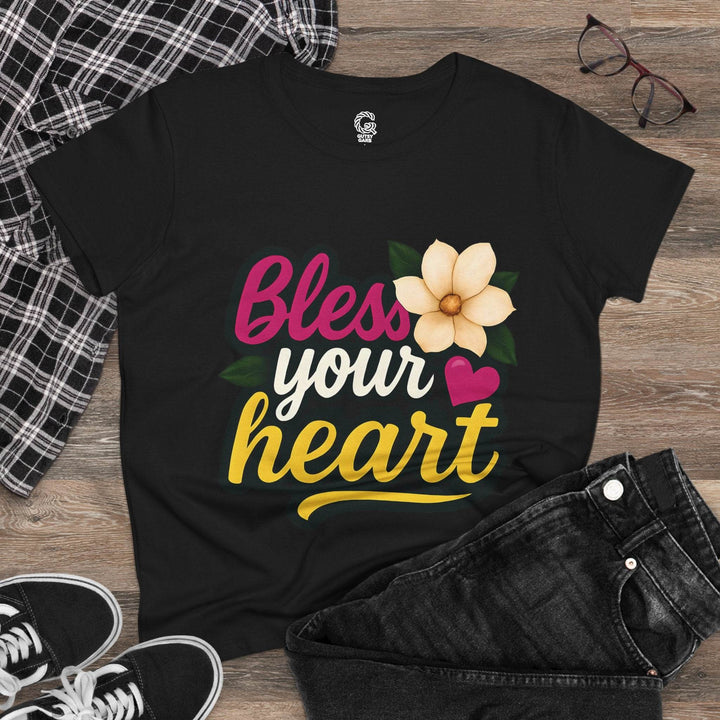 Bless Your Heart Cotton Tee - Soft & Stylish - Gutsy Garb