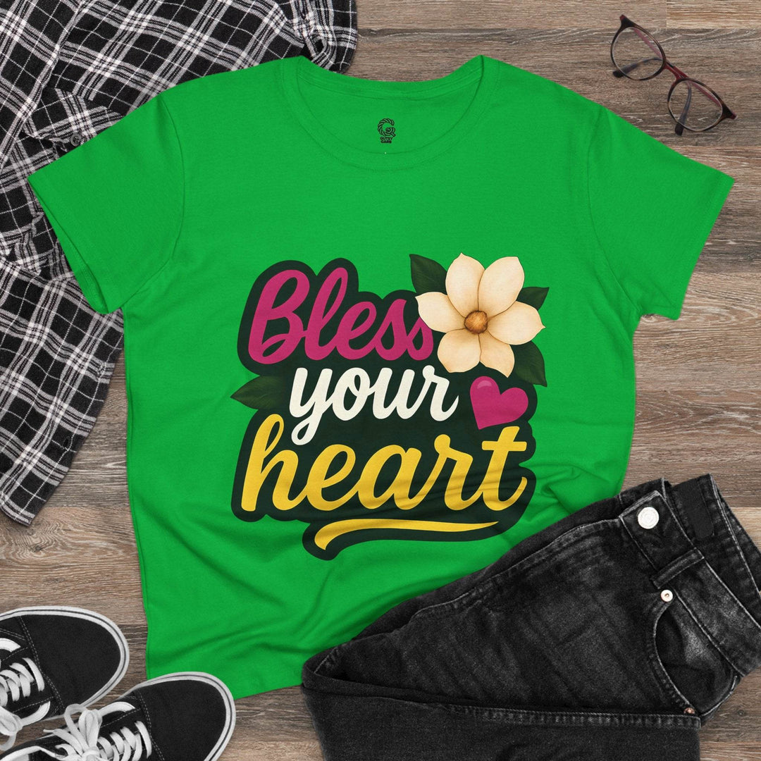 Bless Your Heart Cotton Tee - Soft & Stylish - Gutsy Garb