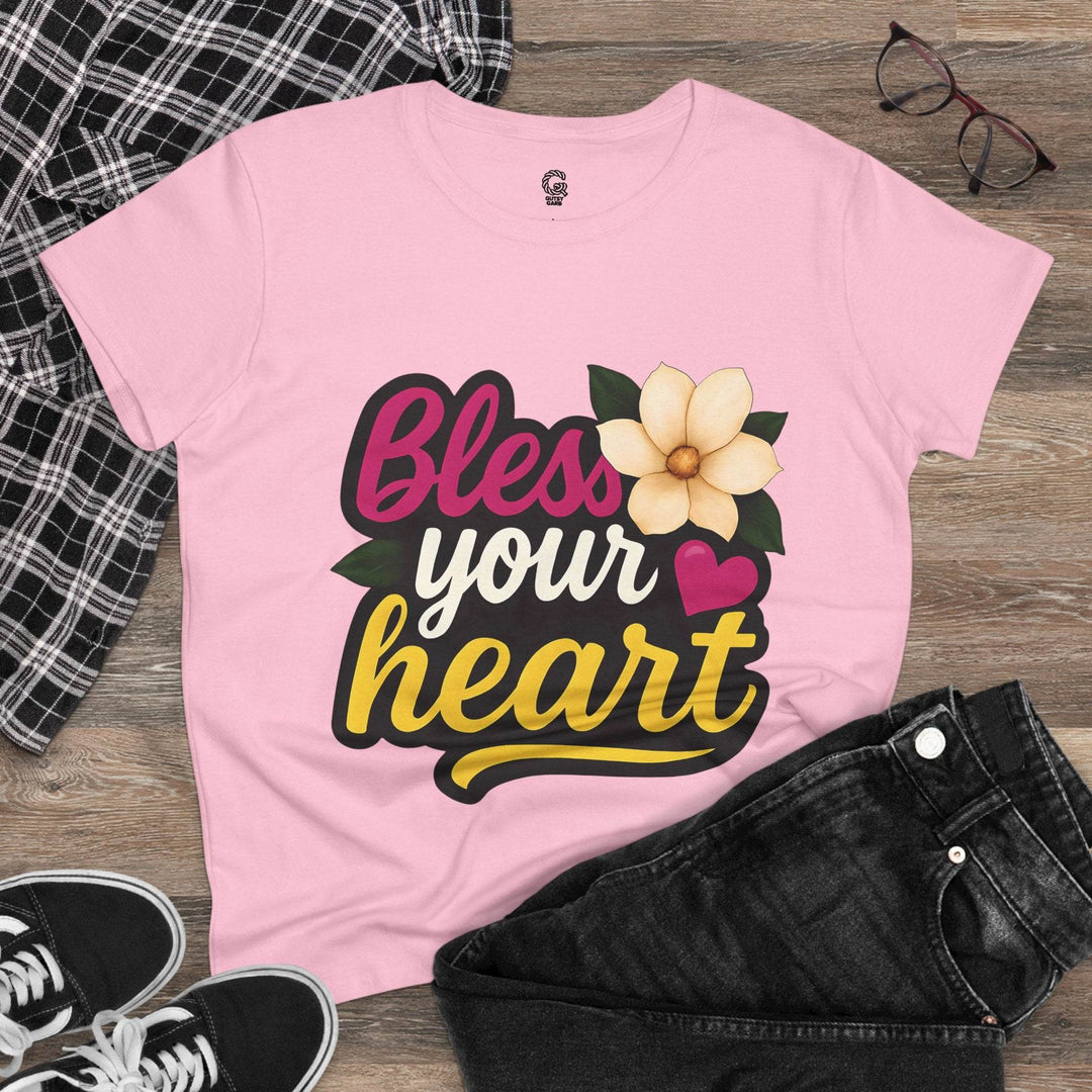 Bless Your Heart Cotton Tee - Soft & Stylish - Gutsy Garb