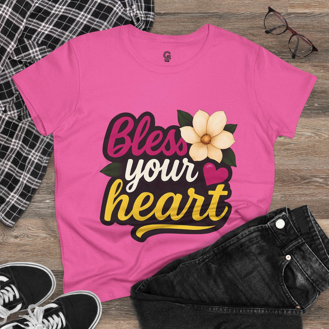 Bless Your Heart Cotton Tee - Soft & Stylish - Gutsy Garb