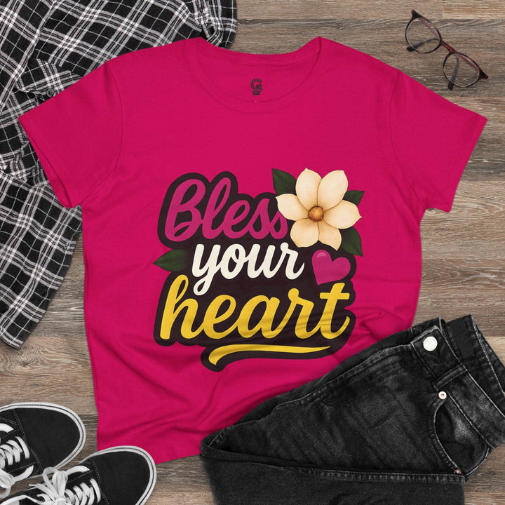 Bless Your Heart Cotton Tee - Soft & Stylish - Gutsy Garb