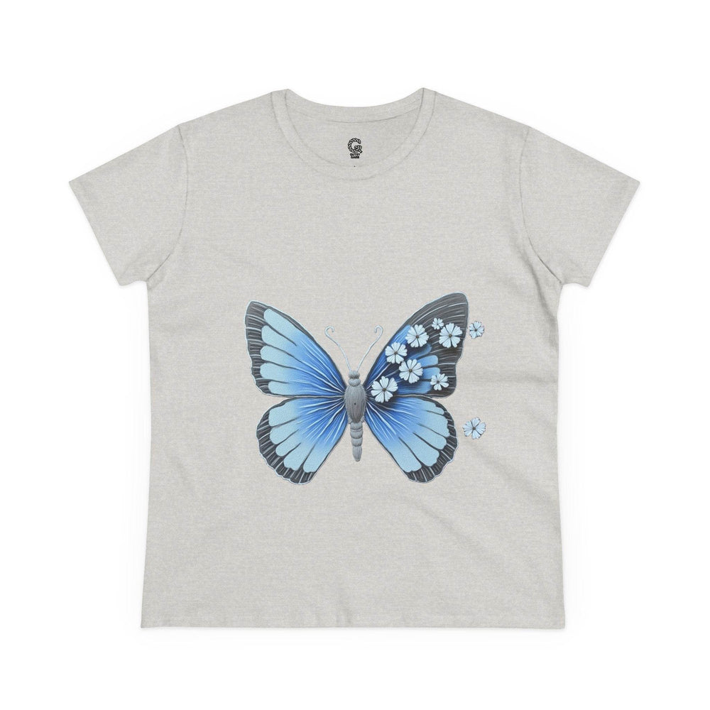 Butterfly Graphic Tee - Bold Blue Design - Gutsy Garb