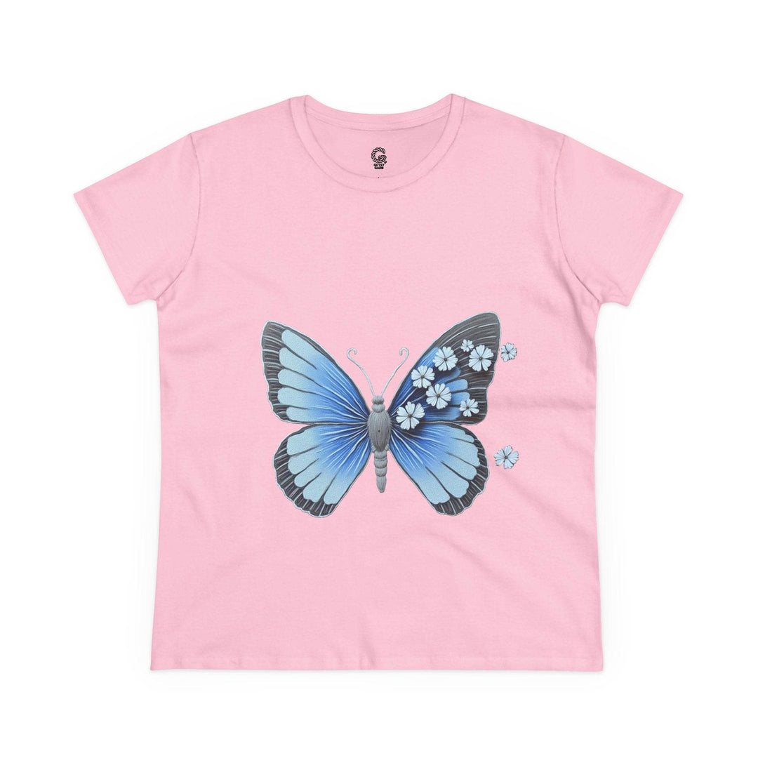 Butterfly Graphic Tee - Bold Blue Design - Gutsy Garb