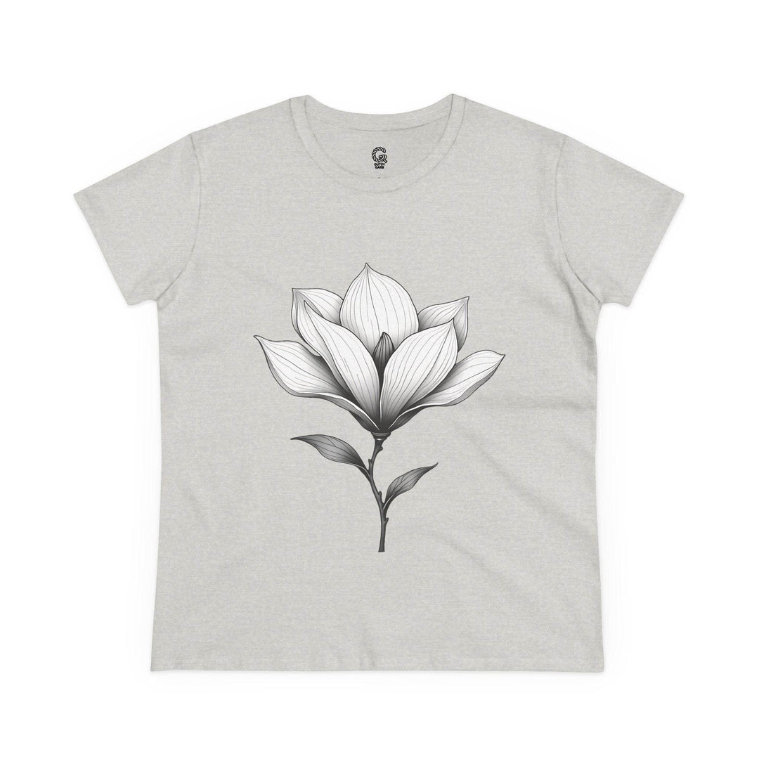 Magnolia Flower Graphic Tee - Bold Style - Gutsy Garb