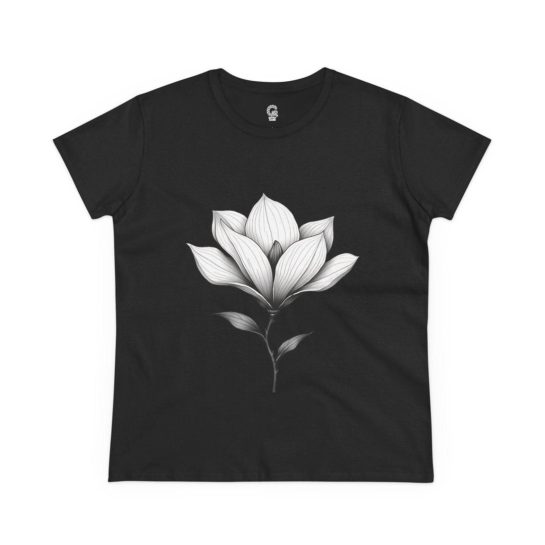 Magnolia Flower Graphic Tee - Bold Style - Gutsy Garb