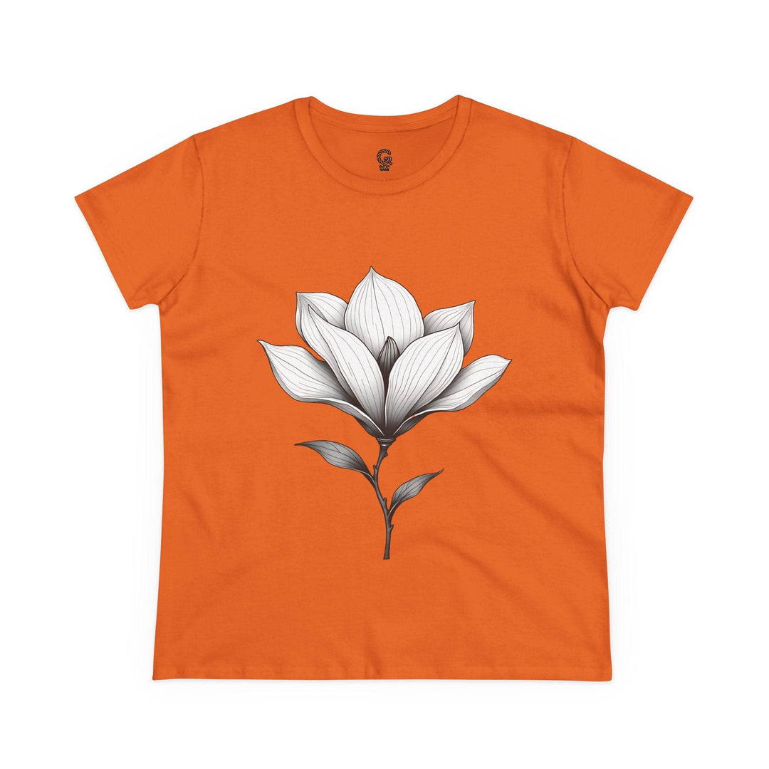 Magnolia Flower Graphic Tee - Bold Style - Gutsy Garb