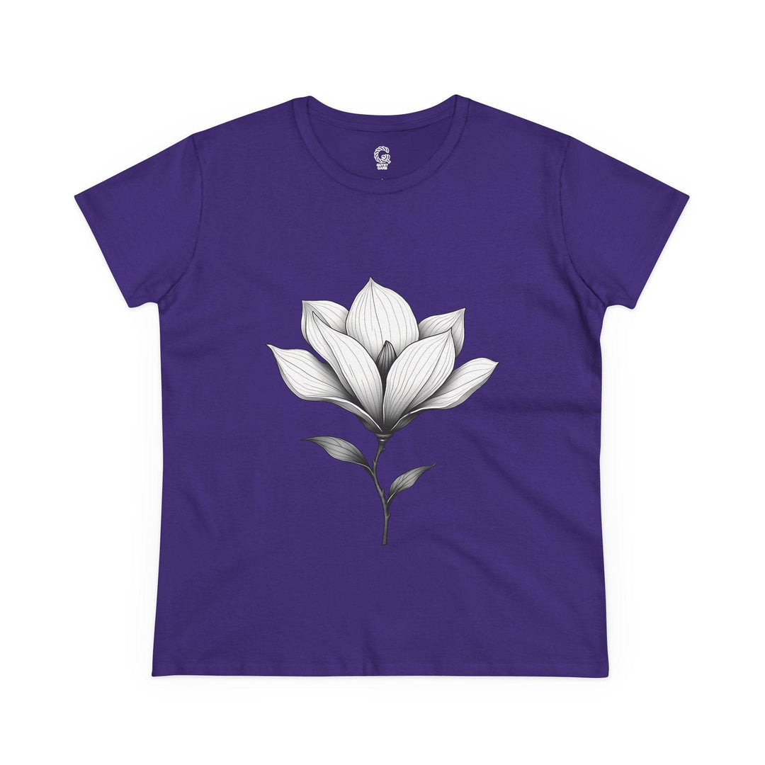 Magnolia Flower Graphic Tee - Bold Style - Gutsy Garb