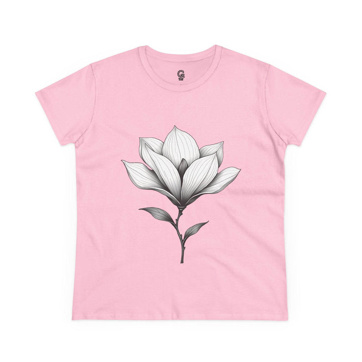 Magnolia Flower Graphic Tee - Bold Style - Gutsy Garb
