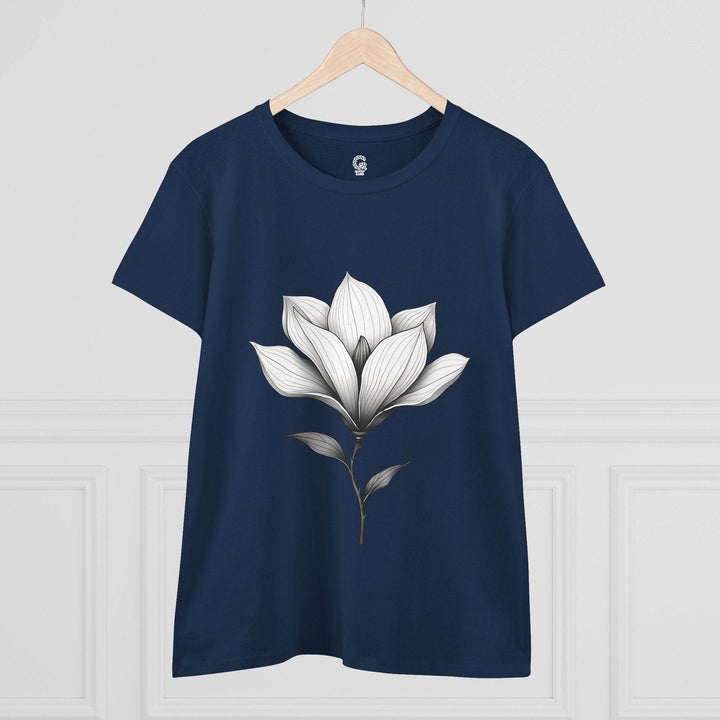 Magnolia Flower Graphic Tee - Bold Style - Gutsy Garb