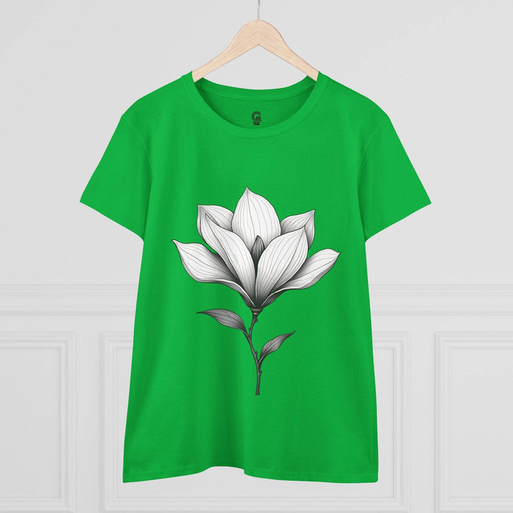 Magnolia Flower Graphic Tee - Bold Style - Gutsy Garb