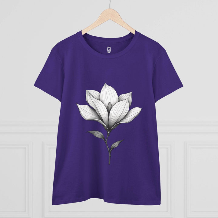 Magnolia Flower Graphic Tee - Bold Style - Gutsy Garb