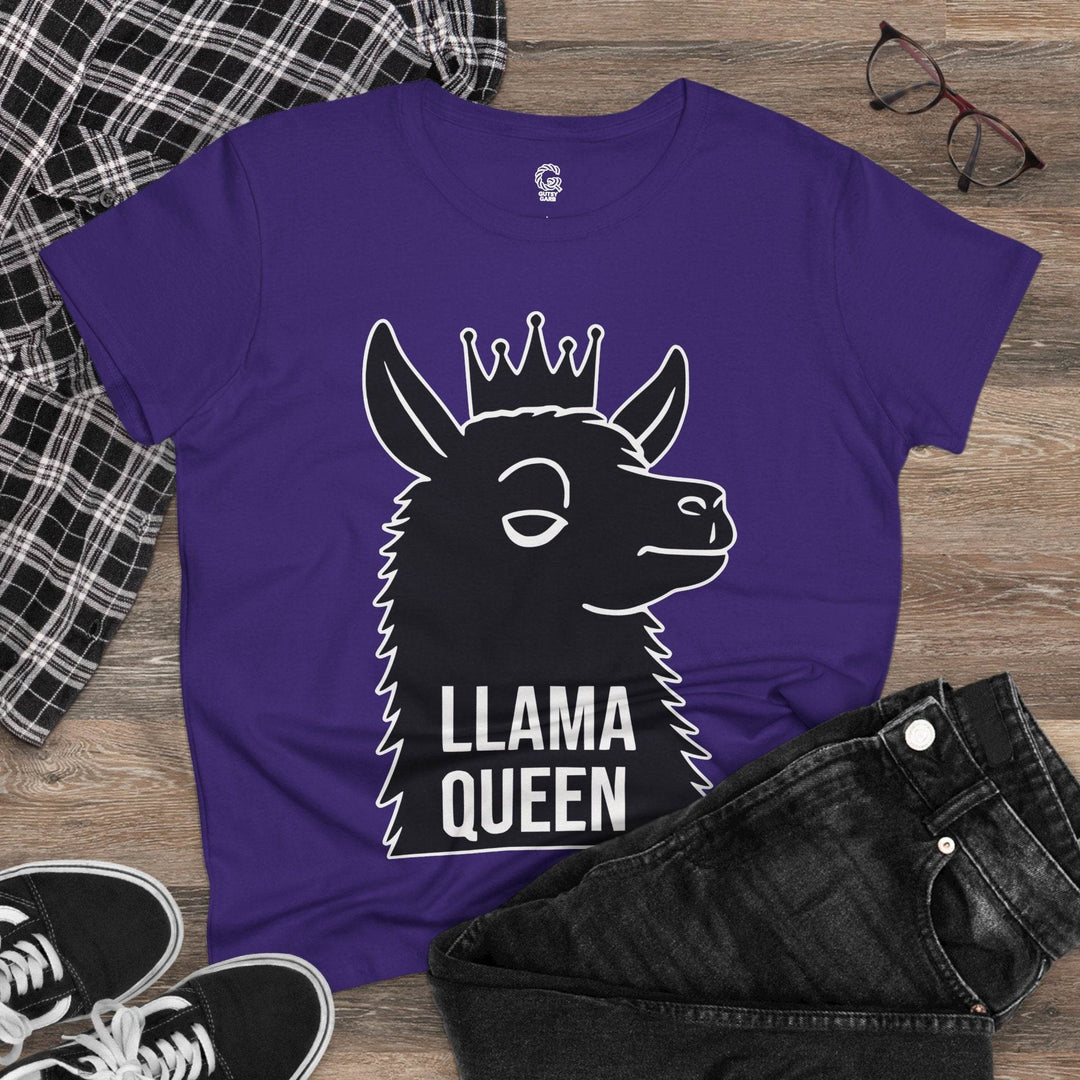 Unique Llama Apparel Tee - Llama Queen Shirt - Gutsy Garb