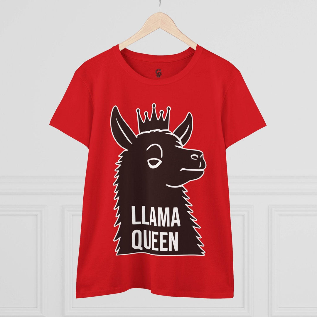 Unique Llama Apparel Tee - Llama Queen Shirt - Gutsy Garb