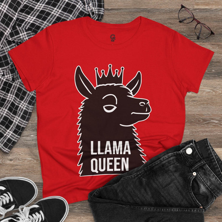 Unique Llama Apparel Tee - Llama Queen Shirt - Gutsy Garb
