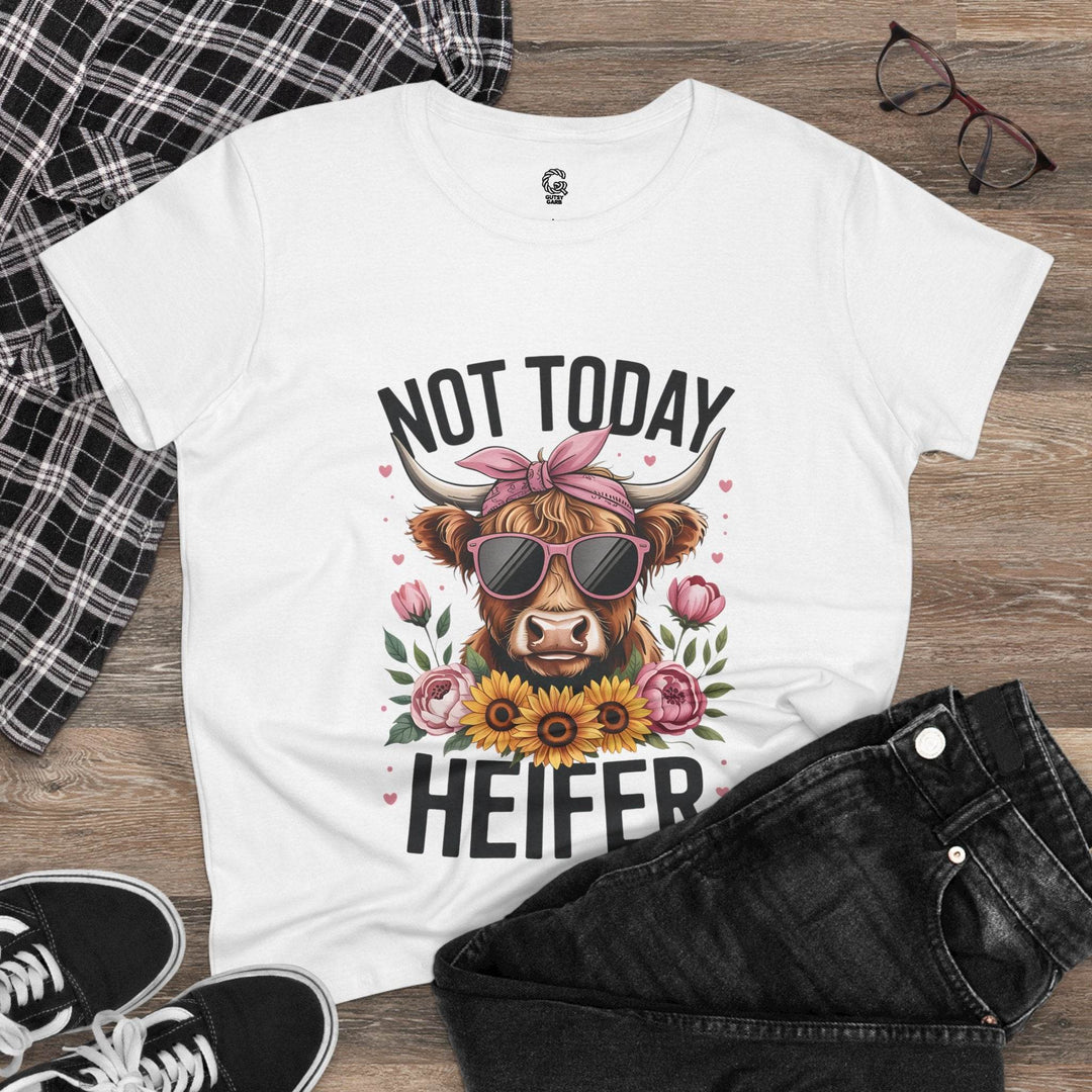 Not Today Heifer Shirt - Bold Graphic Tee - Gutsy Garb