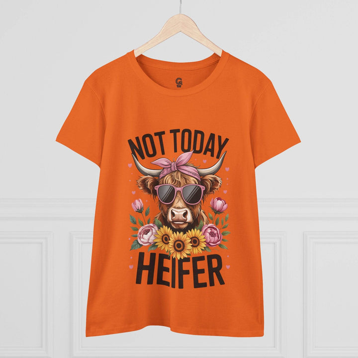 Not Today Heifer Shirt - Bold Graphic Tee - Gutsy Garb